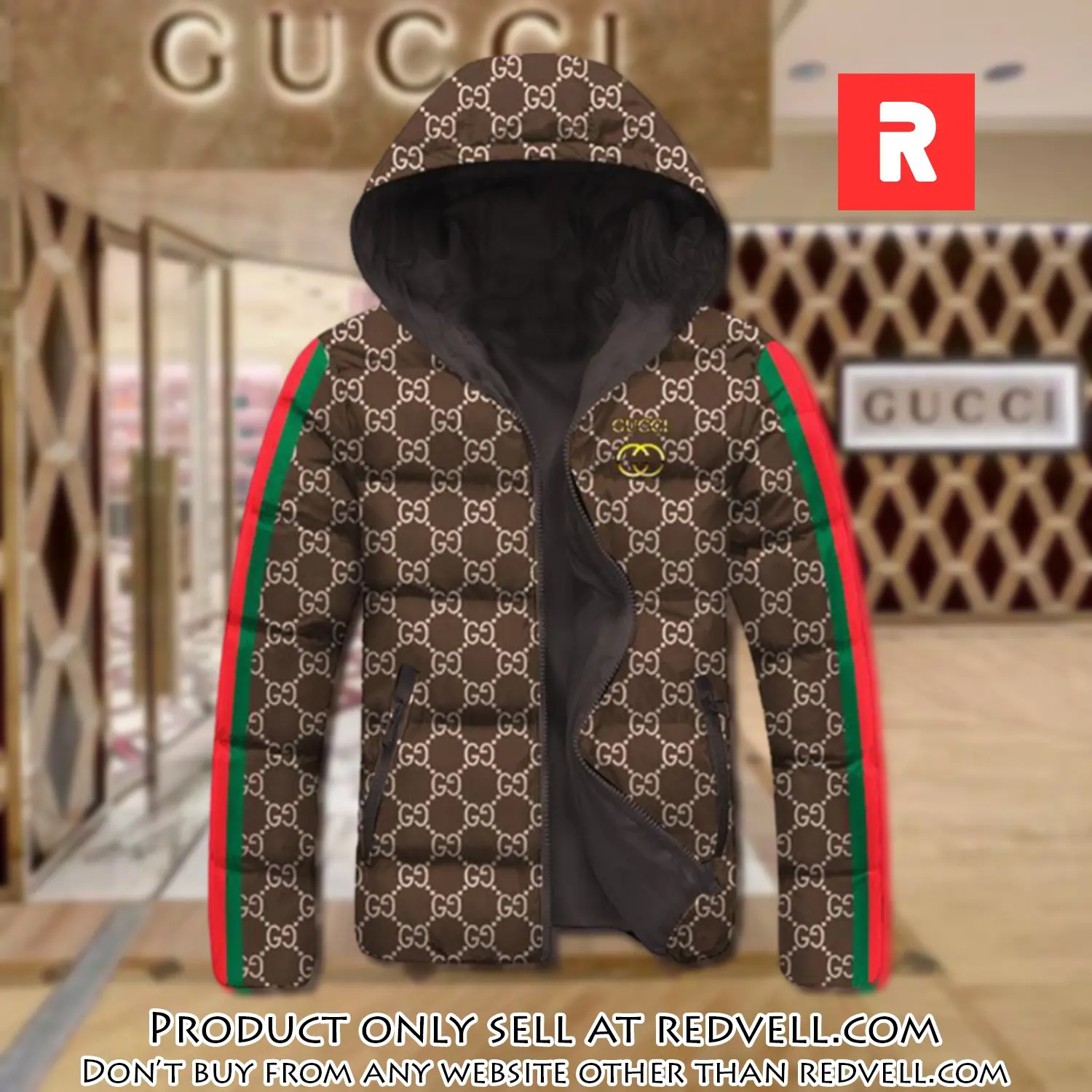 Gucci downfilled coat ultralight down jacket outdoor jacket warm outwear dfj1011 rv5144281